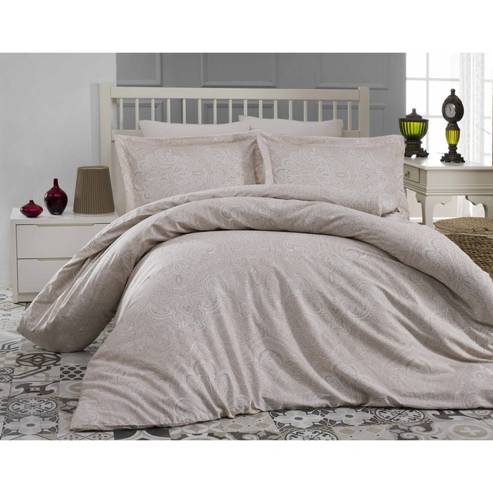 КПБ евро Easter, 240х260 см, 200х220 см, 50х70 см-4 шт., коричневый