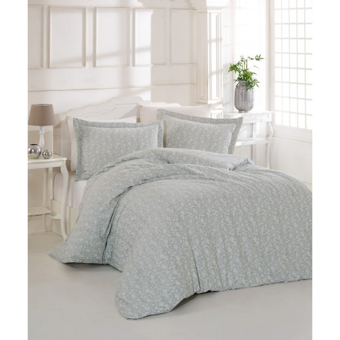 КПБ евро Pretty, 240х260 см, 200х220 см, 50х70 см-4 шт., серый