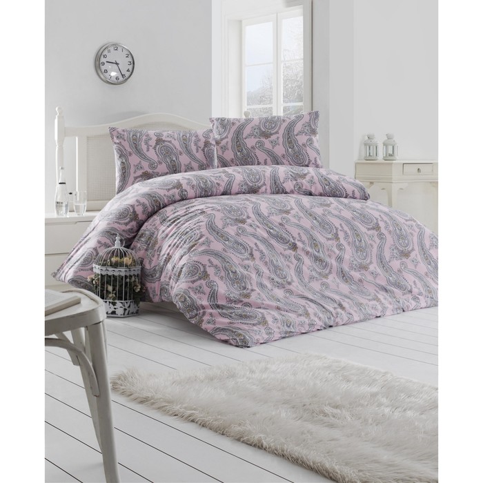 КПБ евро Fellice, 240х260 см, 200х220 см, 50х70 см-2 шт., пудра