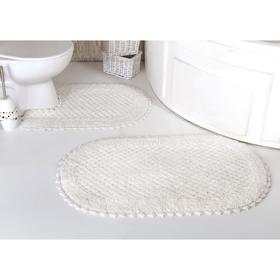 

Набор ковриков Prior, размер 60х100 см, 50х70 см, цвет кремовый