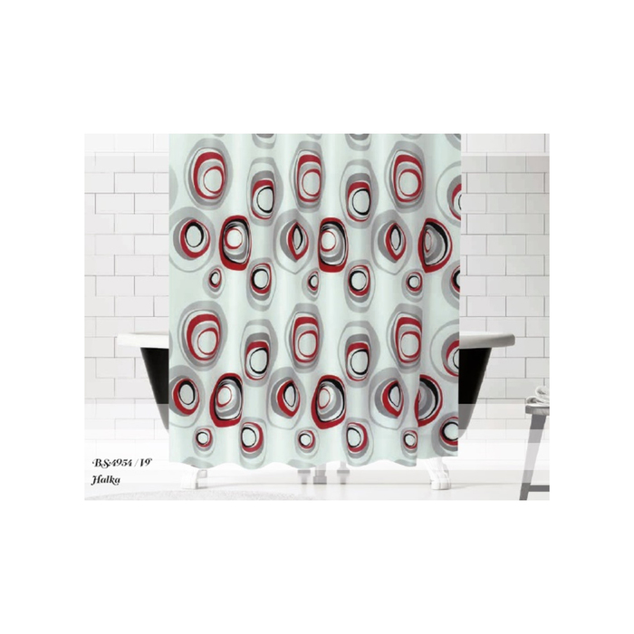 Штора для ванной Drop, размер 180х200 см V14