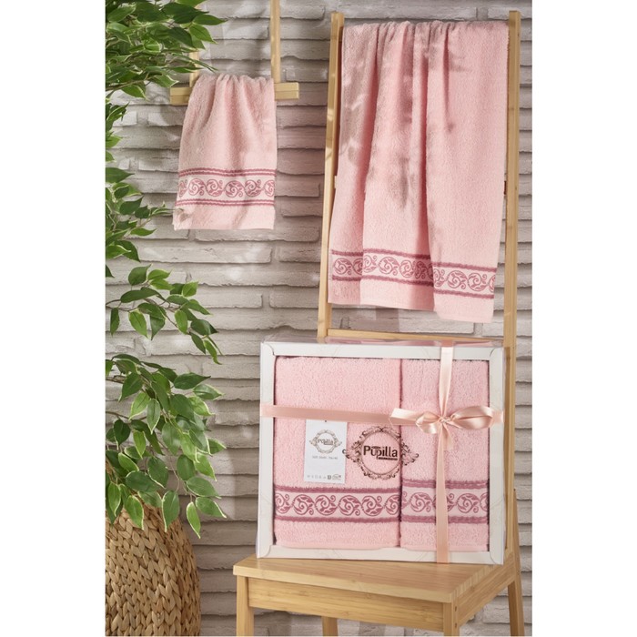 КМП Dream, размер 50х90 см, 70х140 см, по 1 шт., светло-розовый