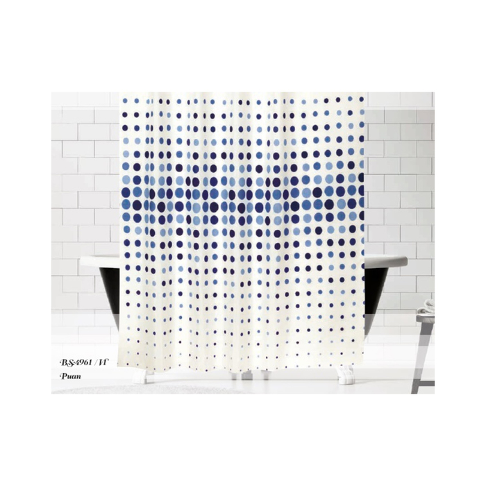 Штора для ванной Drop, размер 180х200 см V10