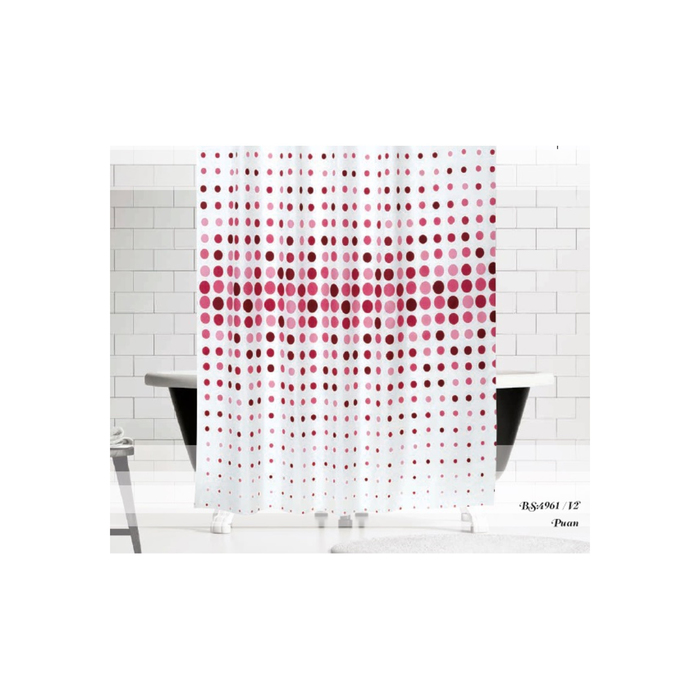 Штора для ванной Drop, размер 180х200 см V11