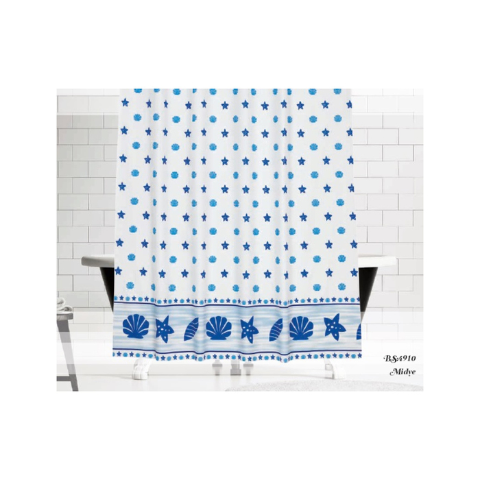 Штора для ванной Drop, размер 180х200 см V17