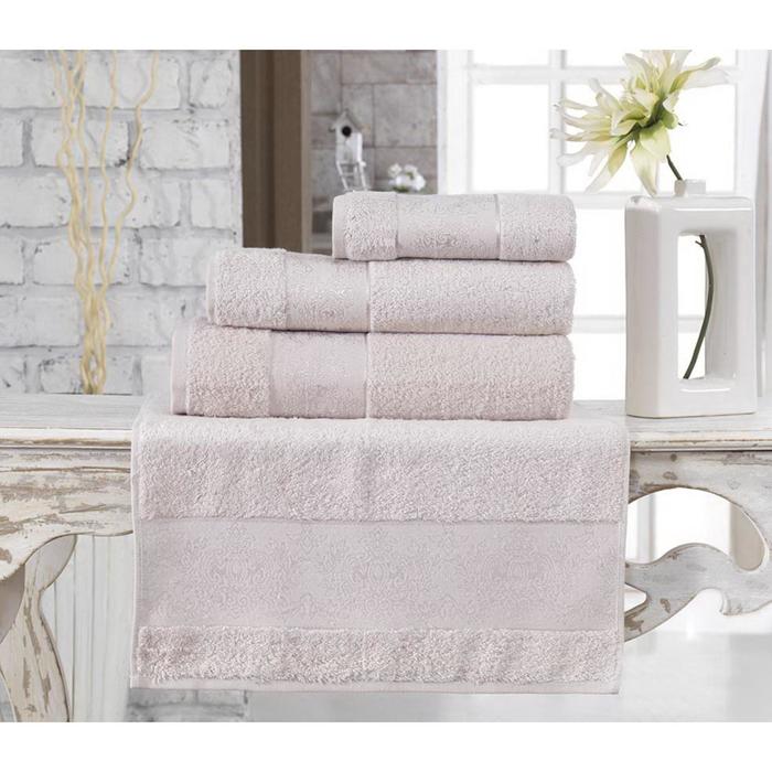 Полотенце Pandora, размер 50х90 см, бежевый, махра 500 г/м2