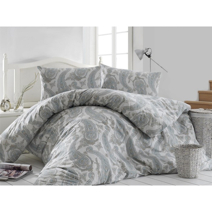 КПБ 1,5 сп Fellice, 160х240 см, 160х220 см, 50х70 см-1 шт., зелёный