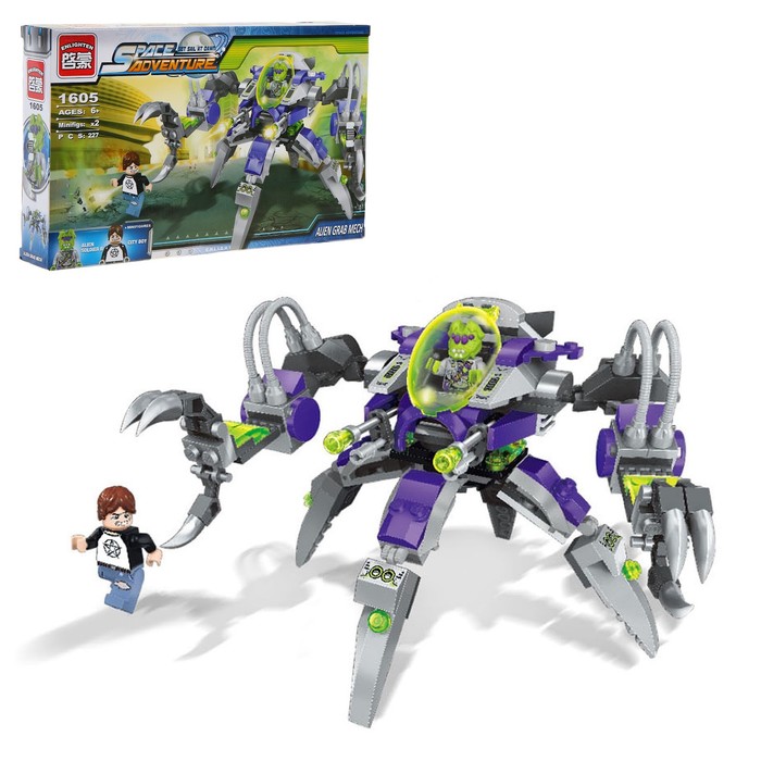 Конструктор «Инопланетный механический захватчик», 227 деталей