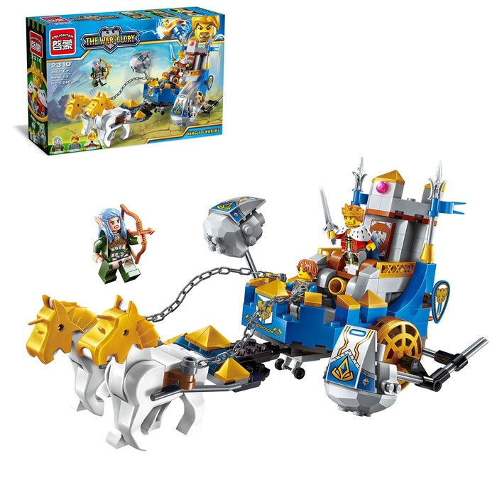 Конструктор «Королевская колесница», 246 деталей