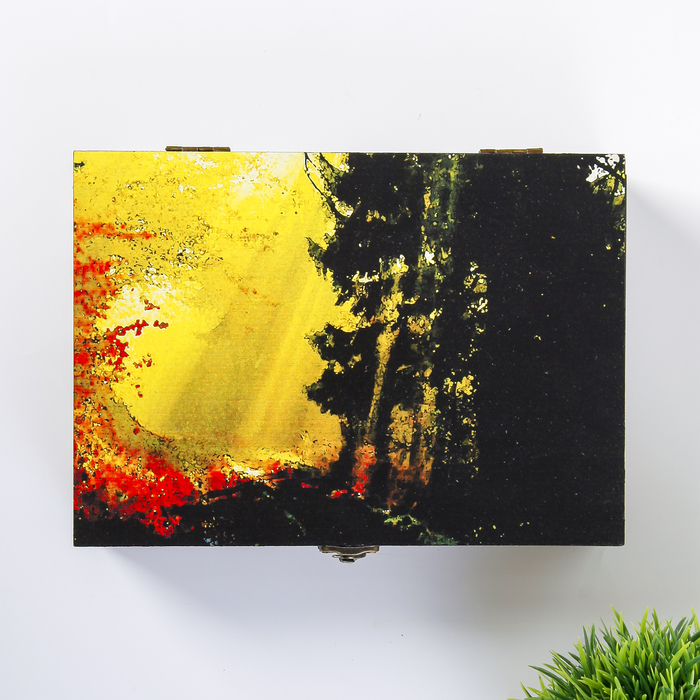 Ключница "Лучи, солнце, лес" 15х21 см