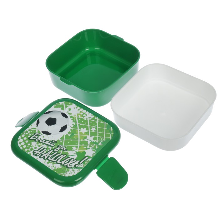 Контейнер для обеда "Футбол", 2 емкости 400 мл