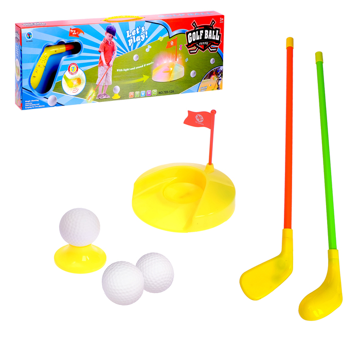 Гольф "Победитель", световые и звуковые эффекты, работает от батареек