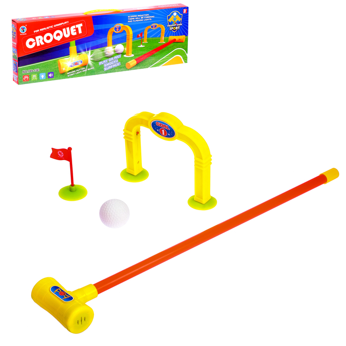 Крокет "Ворота удачи", световые и звуковые эффекты