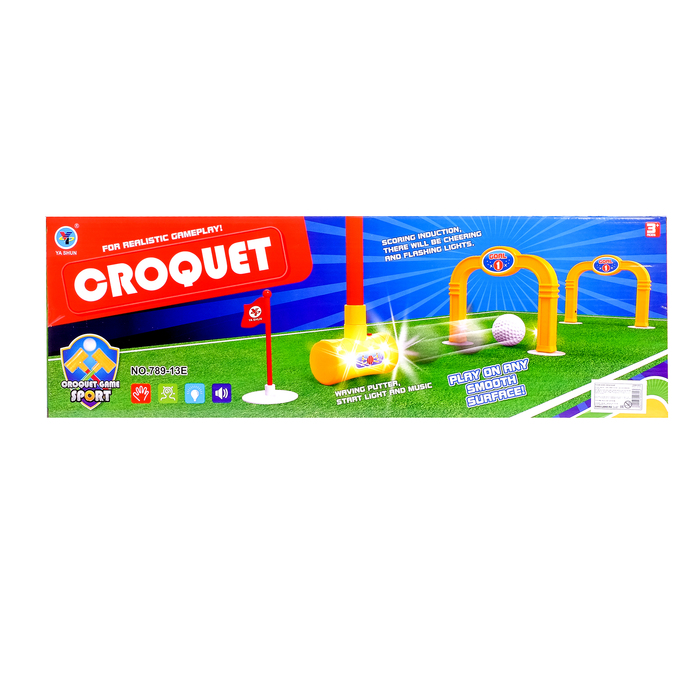 Крокет "Ворота удачи", световые и звуковые эффекты