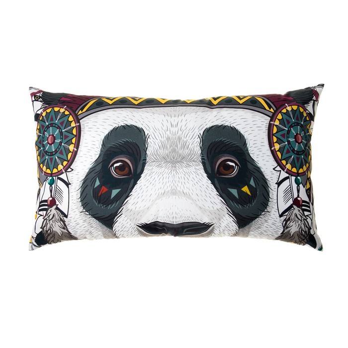 Подушка декоративная "Этель" Панда 40х70 см, 100% хлопок, синтепух