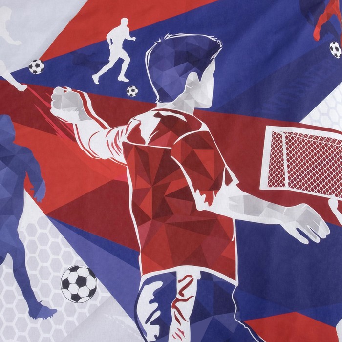 Постельное бельё "Этель" 1.5 сп Победитель 143х215 см, 150х214 см, 50х70 см - 2 шт, 100% хлопок, поплин