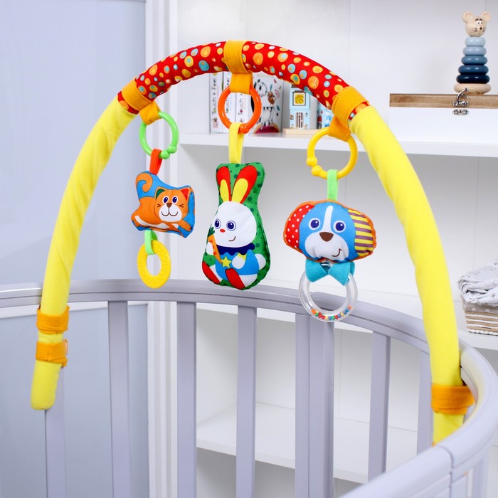 Дуга игровая «Мягкие зверята»