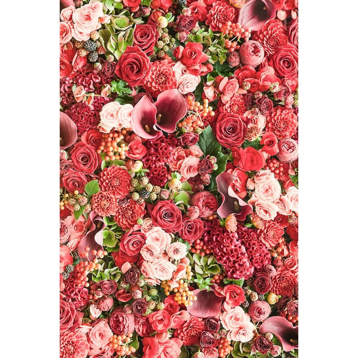 Фотообои Moda Interio "Алый букет" (из 2-х листов), 1,8 х 2,7м