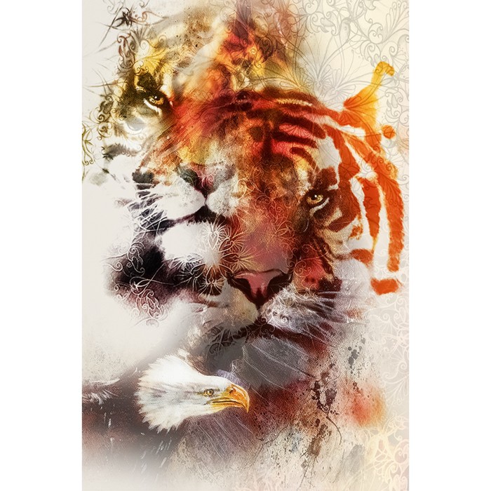 Фотообои Moda Interio "Тигр-2" (из 2-х листов), 1,8 х 2,7м