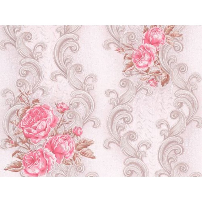 Обои бумажные, акриловые 7123 (01) "Надина", 0,53х10 м