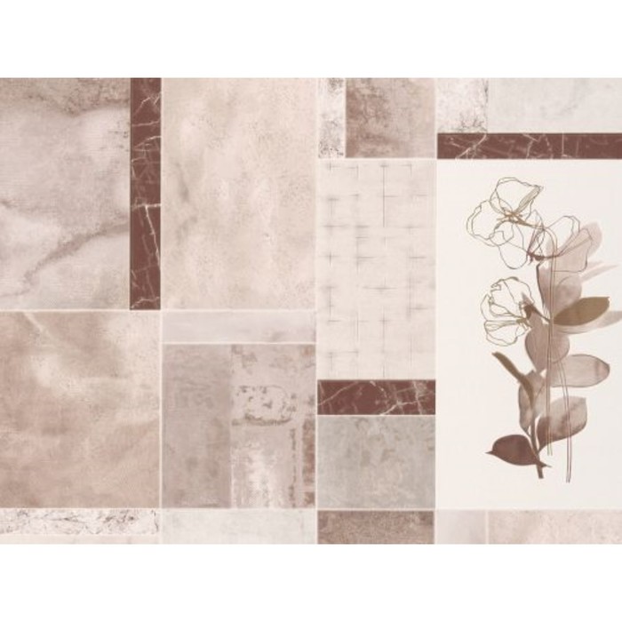 Обои бумажные, моющиеся 5610 (06) "Гротеск", 0,53х10 м