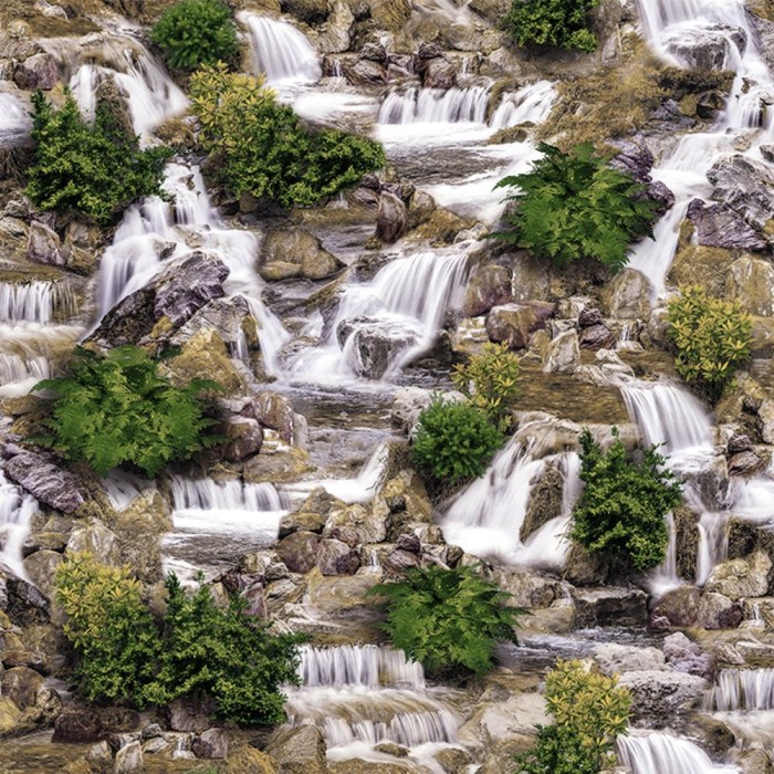 Обои бумажные, моющиеся Ф541-02 "Каскад-А" , 0,53х10 м