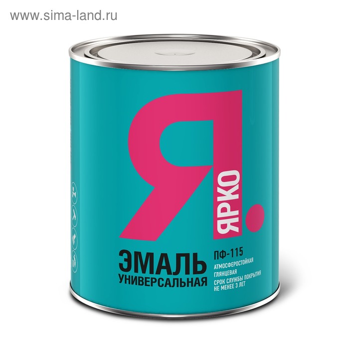 

Эмаль ЯРКО ПФ-115 желтая, 1,9кг