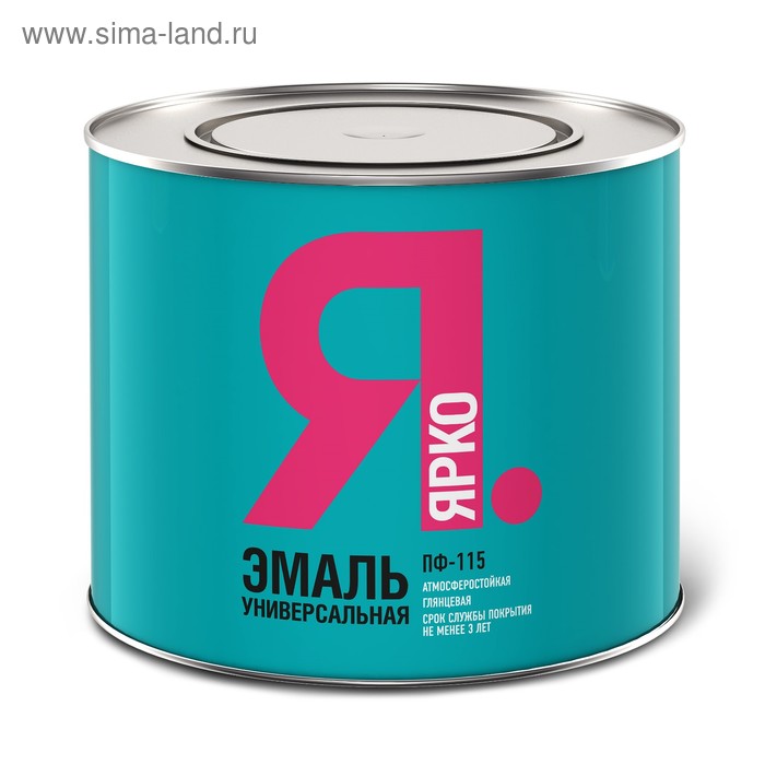 

Эмаль ЯРКО ПФ-115 салатная, 1,9кг