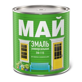 

Эмаль ПФ-115 белая, 2,6кг