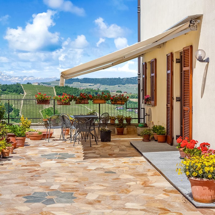 Фотообои Moda Interio "Терраса в Пьемонте" (из 3-х листов), 2,7 х 2,7м