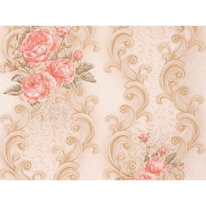 Обои бумажные, акриловые 7123 (05) "Надина", 0,53х10 м