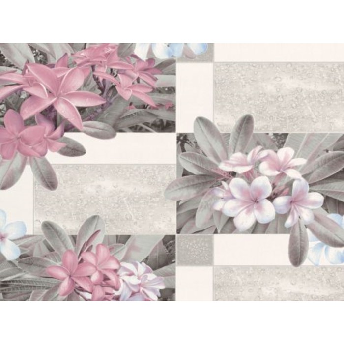 Обои бумажные, моющиеся 5611 (10) "Барвинок", 0,53х10 м