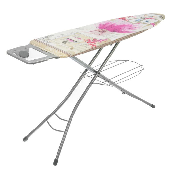 Доска гладильная "ЭЛЬЗА-ПРЕМИУМ" металл (1220*400) Платье, европод.