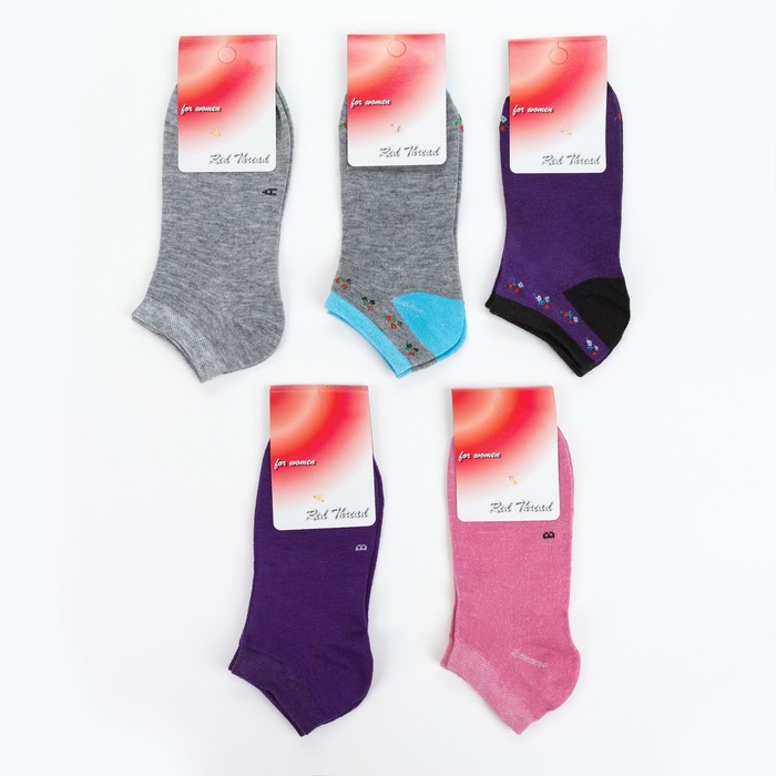 Носки женские, цвет МИКС, размер 23-25