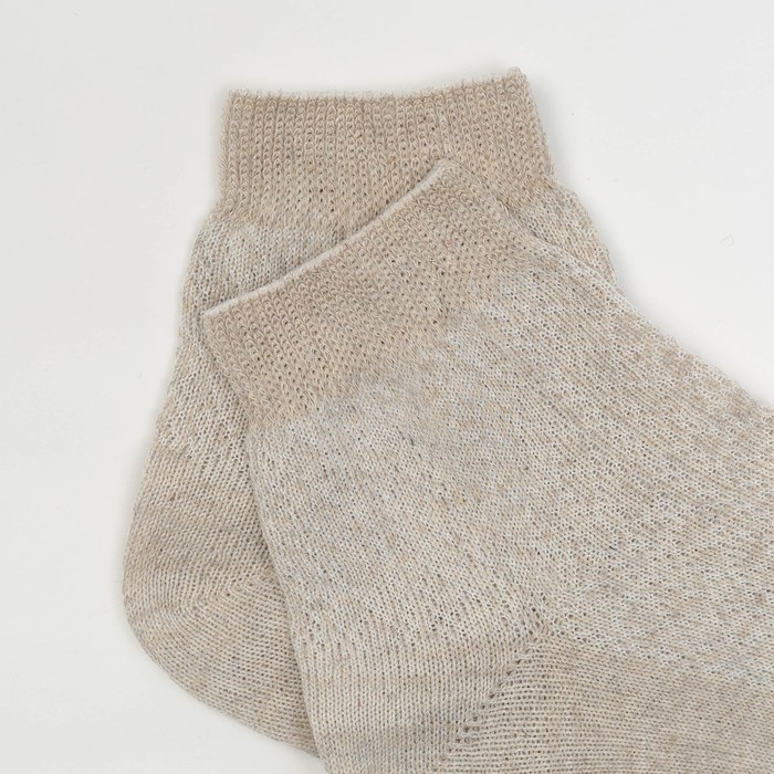 Носки женские, цвет бежевый, размер 25