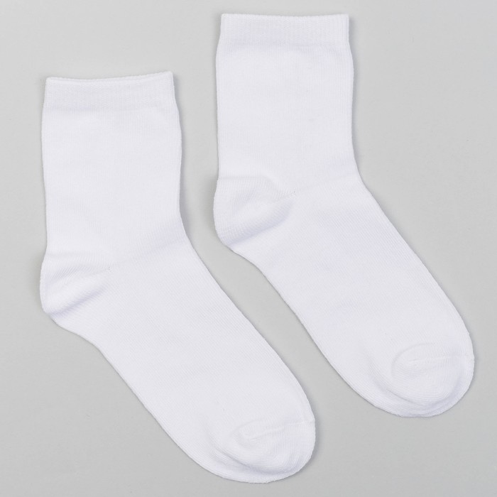Носки детские Д-3119 цвет белый, р-р 22-24