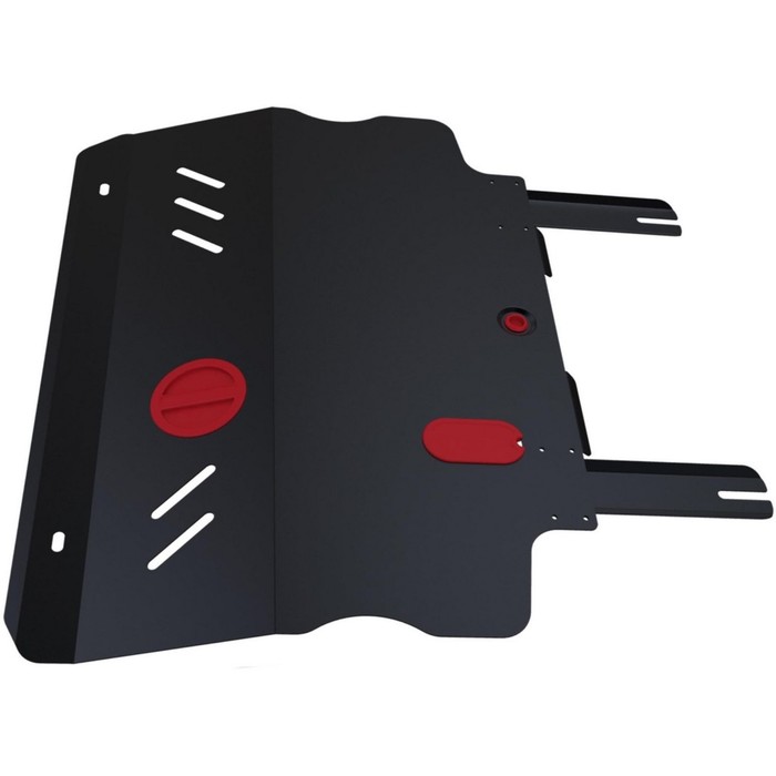 Защита картера и КПП АвтоБРОНЯ для Fiat Fiat Freemont (V - 2.4 / АКПП) 2013-2016, крепеж в комплекте, сталь, 2 мм, 111.01709.1