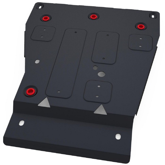 Защита КПП и РК АвтоБРОНЯ для Ssang Yong Stavic (V - 2.0d) 2013-н.в., крепеж в комплекте, сталь, 2 мм, 111.05316.1