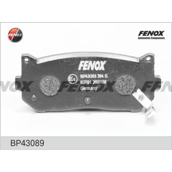 Колодки тормозные Fenox BP43089