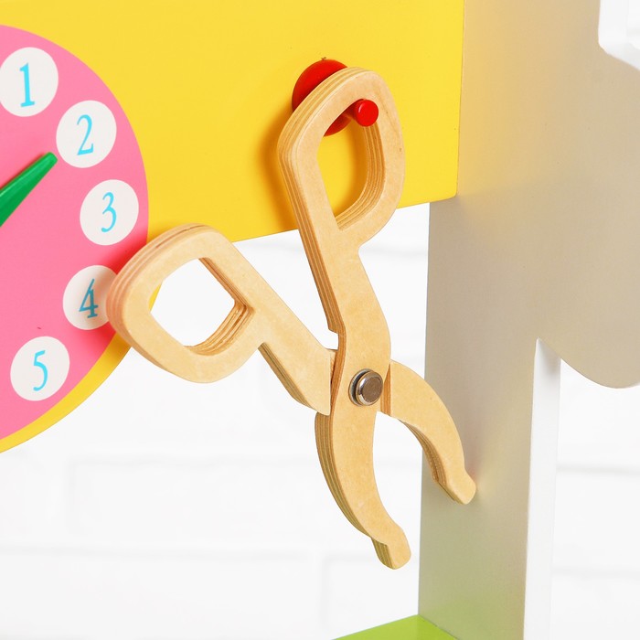 Игровой набор "Гриль", деревянная посуда и еда в наборе