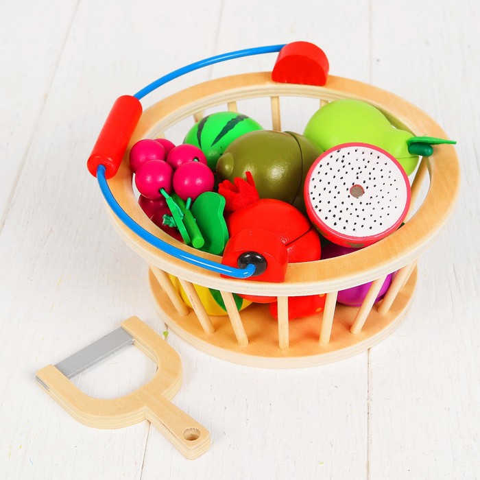 Игровой набор "Фрукты в корзине"