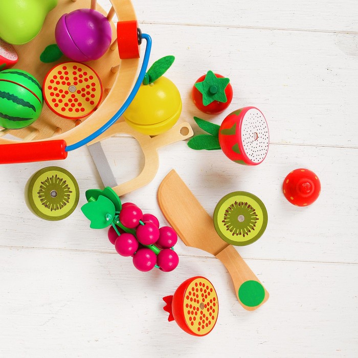 Игровой набор "Фрукты в корзине"