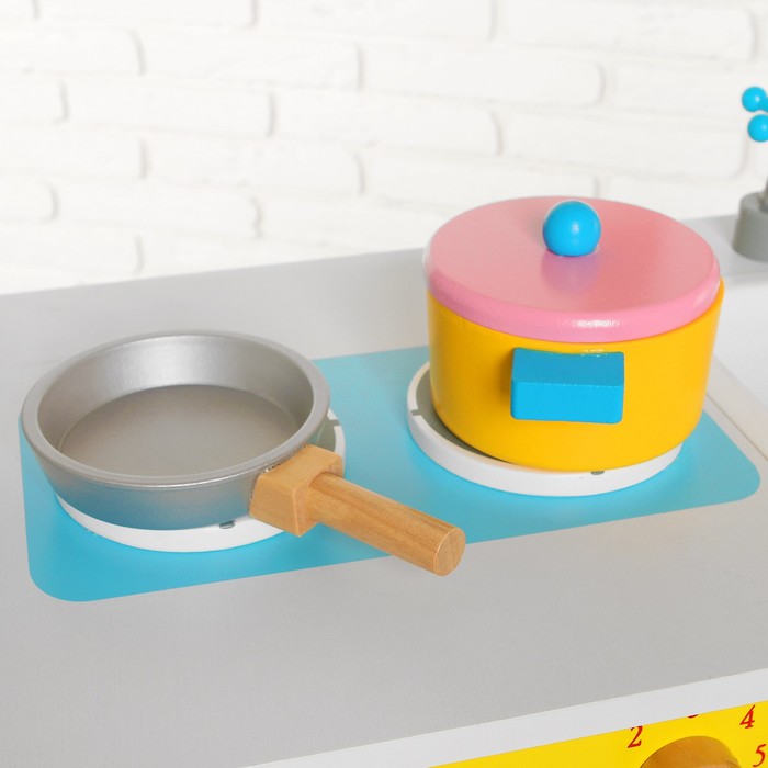 Игровой набор "Моя большая кухня", посудка в наборе