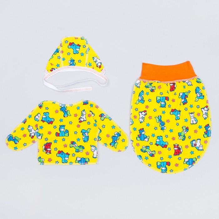 Комплект для девочки СОНЯ(кофточка,комбинезон), рост 42-46 см, цвет микс 0702Кд_М