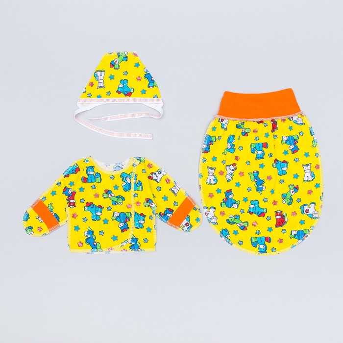 Комплект для девочки СОНЯ(кофточка,комбинезон), рост 46-50 см, цвет микс 0702Кд_М