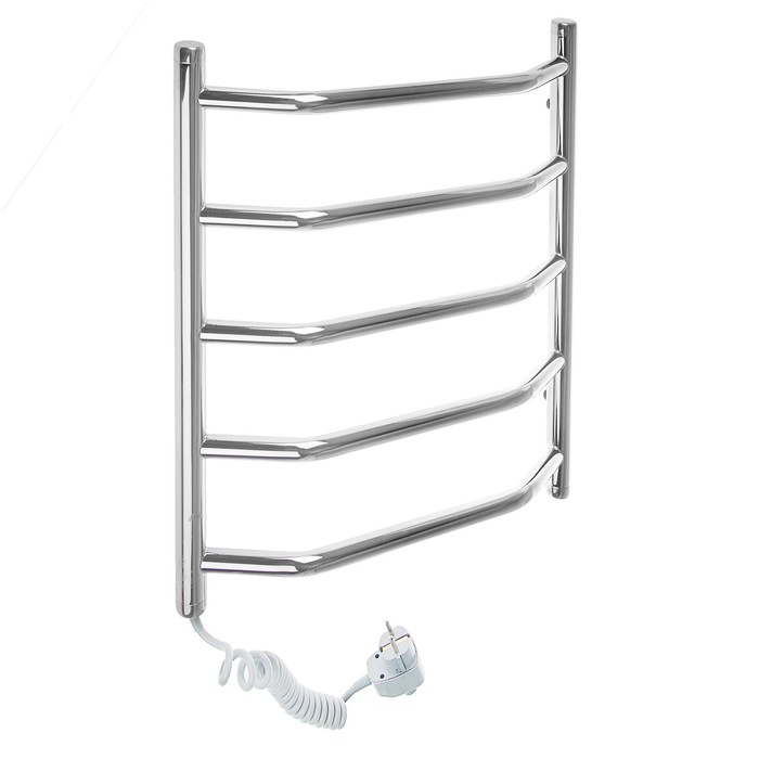 Полотенцесушитель электрический "Ларис Виктория" П5, 450х500 мм, 74 Вт, левый