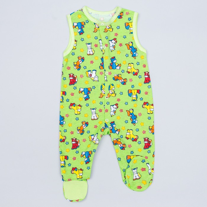 Полукомбинезон для девочки, рост 80 см, цвет микс 0507Кд_М