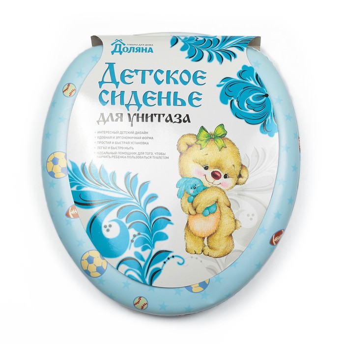 Сиденье для унитаза детское 29х26х5 см "Футбол"