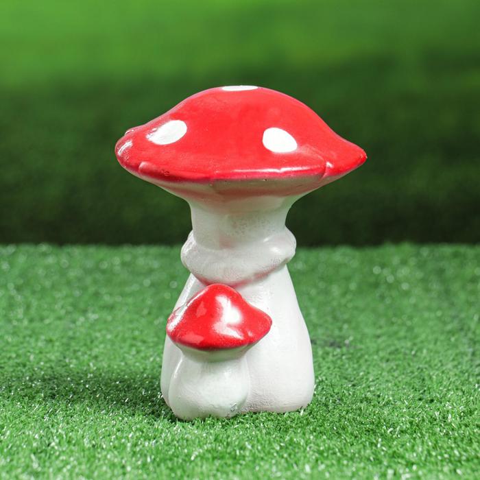 Садовая фигура "Пара мухоморов " малый