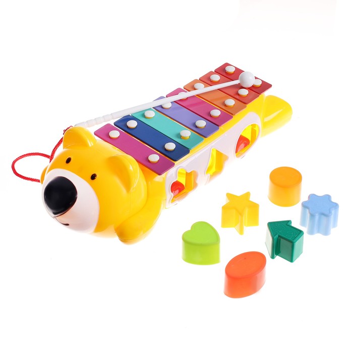 Металлофон-сортер "Умный Мишка"